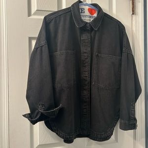 Zara Oversized Denim Shacket (M/L)